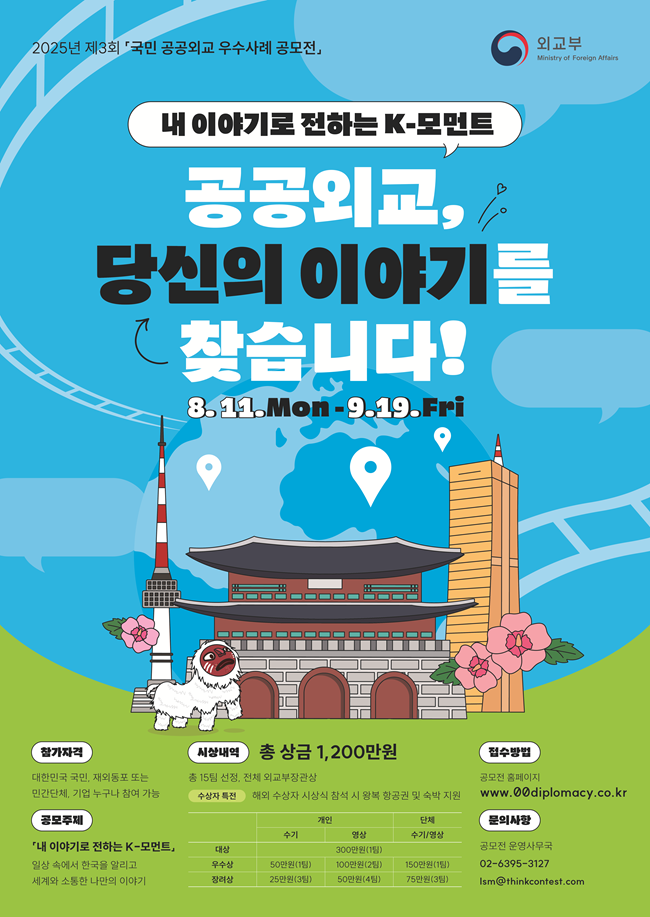 2025년 제3회「국민 공공외교 우수사례 공모전